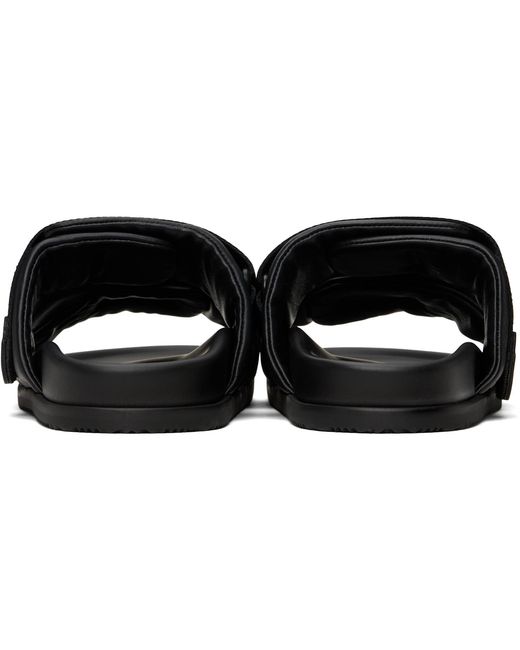 Moncler Black Mon Summer Sandals for men