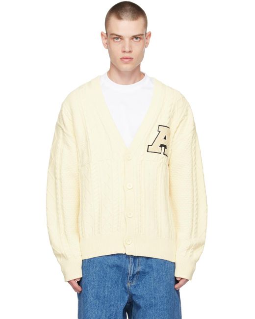 Axel Arigato Natural Off-white Alpha Cardigan for men