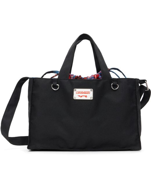 Charles Jeffrey Black Colour Block Baby Shopper Tote