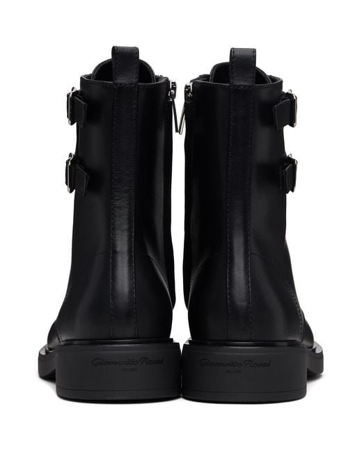 Gianvito Rossi Black Ripley Boots