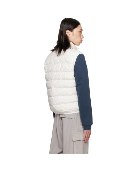 Moncler Black Off- Contrin Down Vest for men