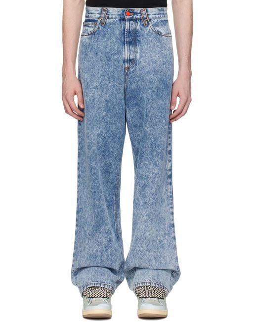 Members of The Rage Blue Baggy Jeans for men