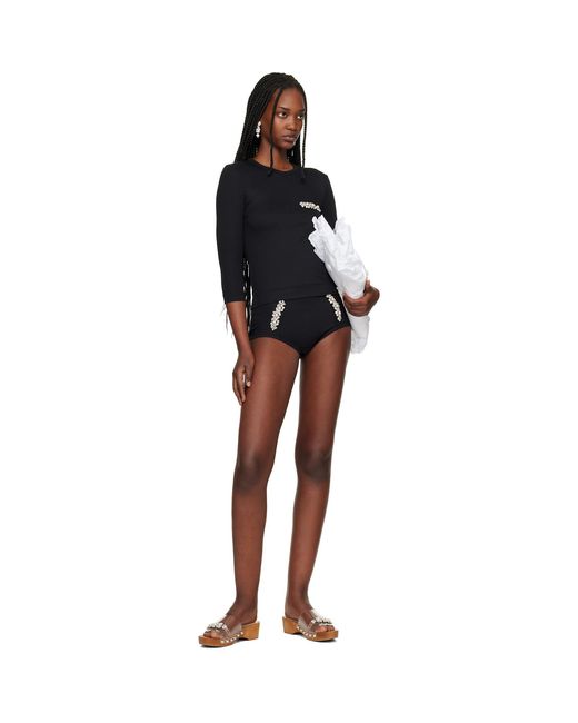 Simone Rocha Black Sculpt Briefs