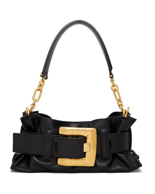 Balmain Black Mini Anthem Shoulder Bag