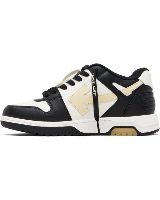 Off-White c/o Virgil Abloh Black Out Of Office Glow-In-The-Dark Sneakers for men