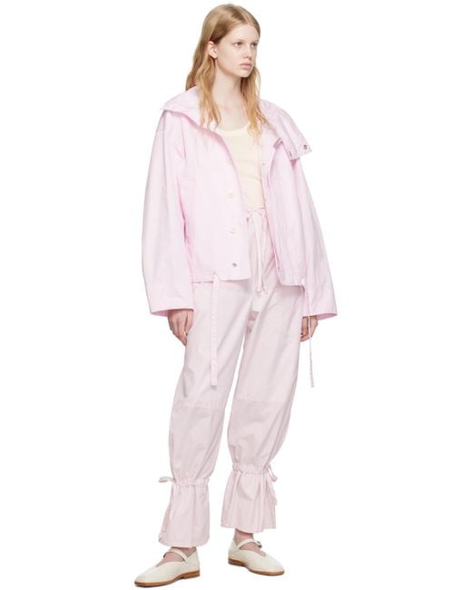 Lemaire Pink Parachute Lounge Pants