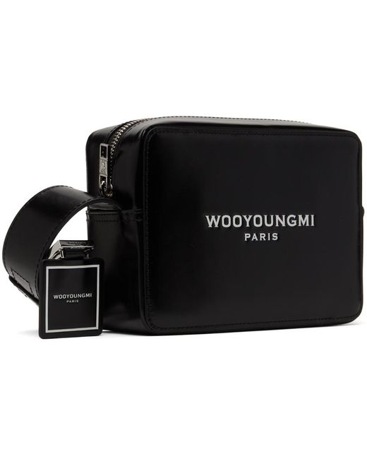 Wooyoungmi Black Square Mini Bag for men