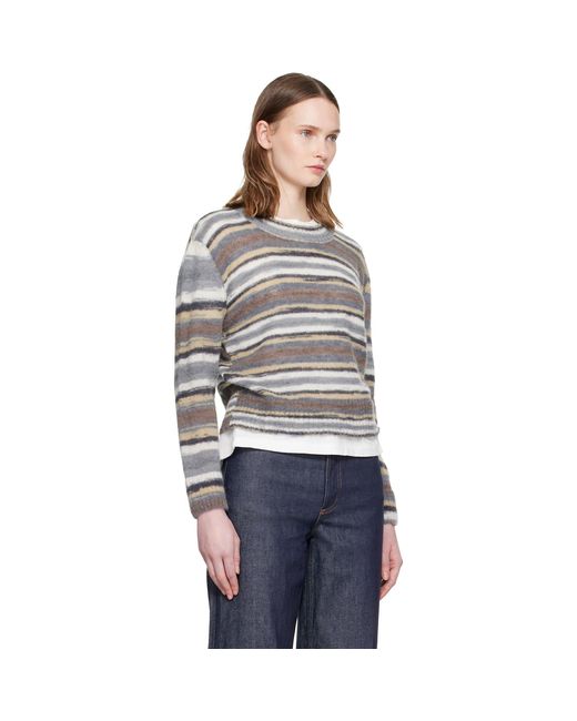Pull Gabby Multicolore A.P.C. en coloris Gray