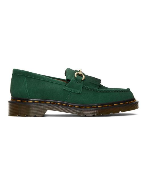 Dr. Martens Green X United Arrows Snaffle Kiltie Loafer for men