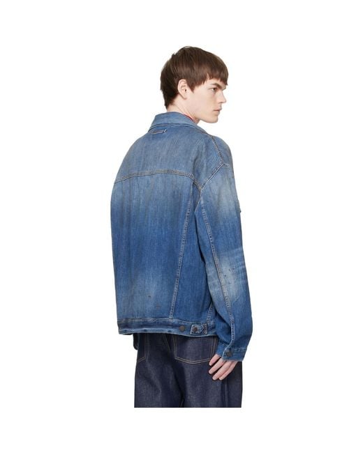 Acne Blue Robert Trafalgar Denim Jacket for men