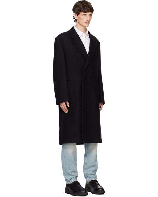 HUGO Black Relaxed-Fit Coat for men