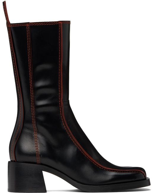 Miista Black Mariela Boots