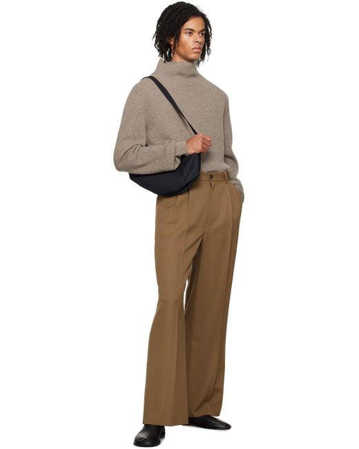 メンズ The Row Slouchy Banana バッグ Black