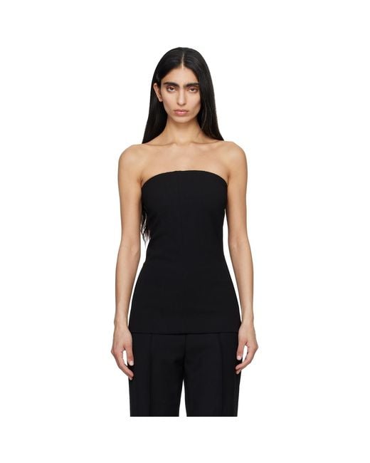 Entire studios Black Fin Tube Top