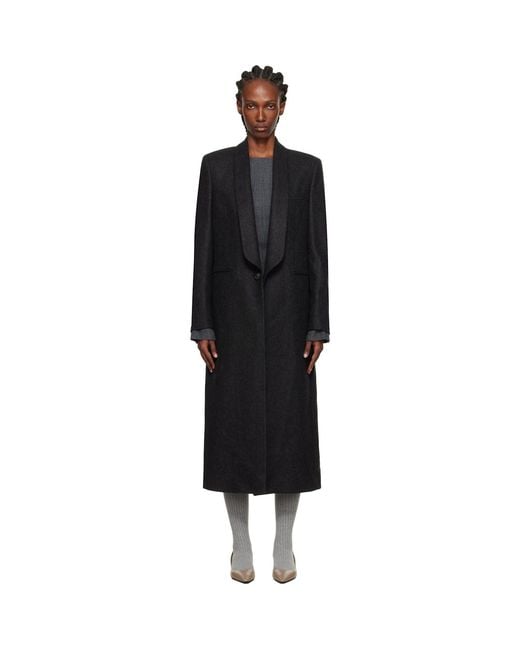 Our Legacy Black Supper Coat