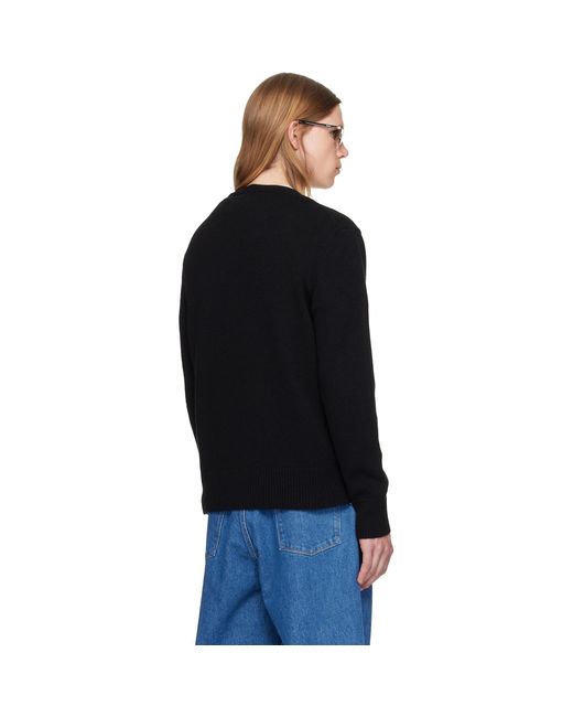 Burberry Black Knight Wool Cashmere Sweater for men