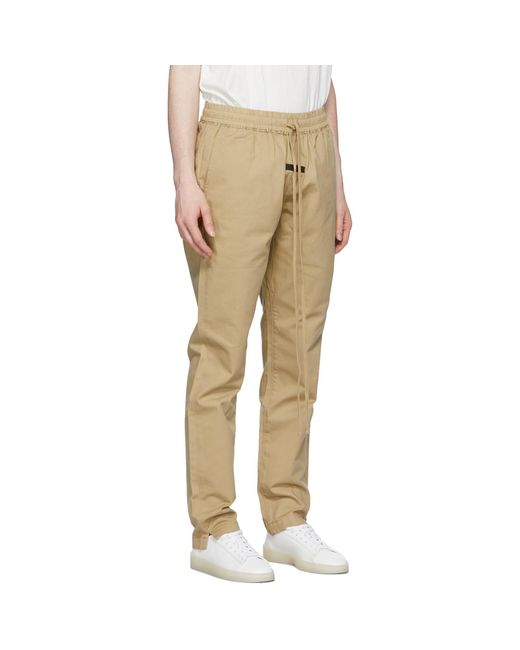 Fear Of God Natural Twill Trousers