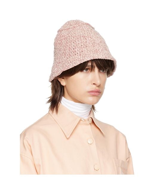 By Far Natural Pink Robbie Bucket Hat
