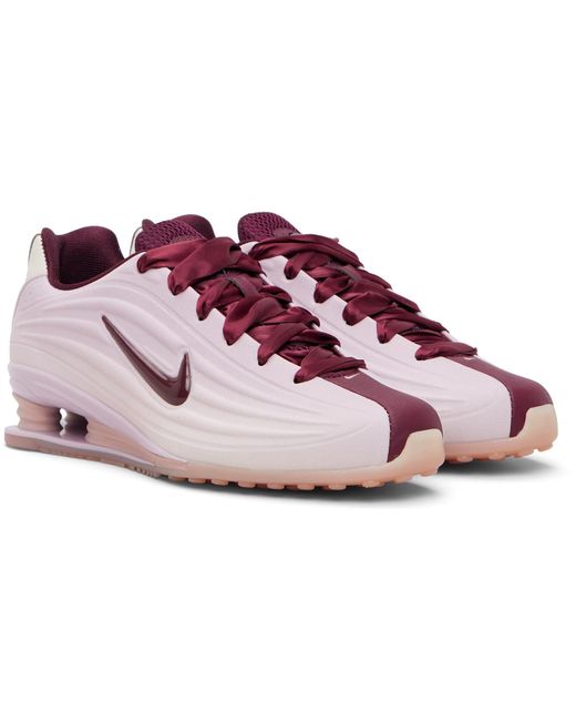 Nike Black Burgundy Shox Z Se Sneakers