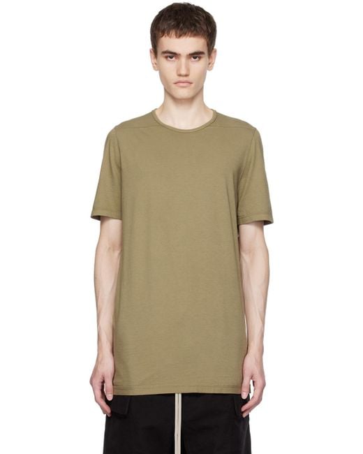 Rick Owens Multicolor Green Level T-shirt for men