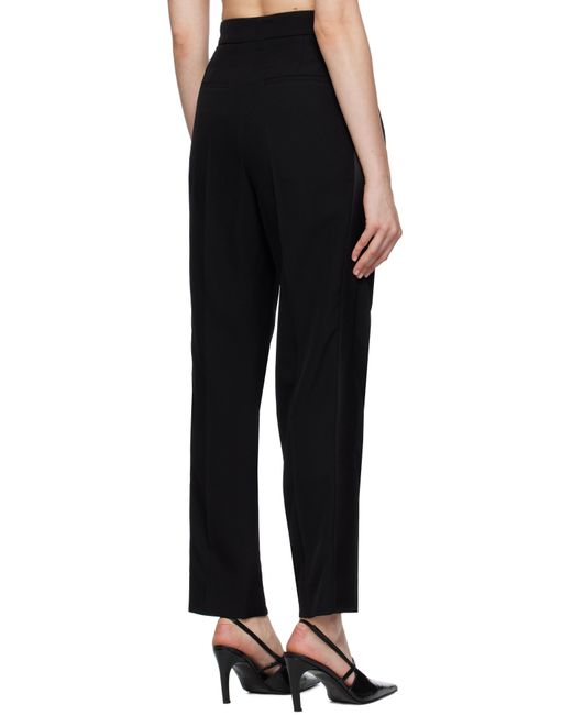 Erdem Black Straight Trousers