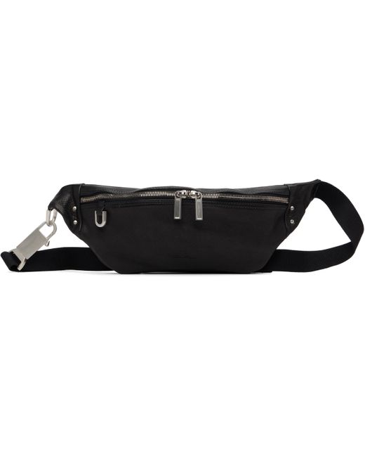 Rick Owens Black Concordians Geo Bumbag Pouch for men