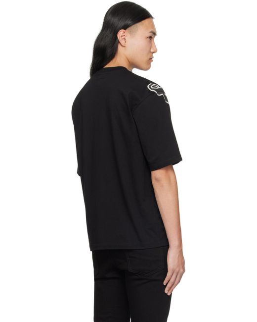 DSquared² Black Dsqua2 Gothic Cool Fit T-shirt for men