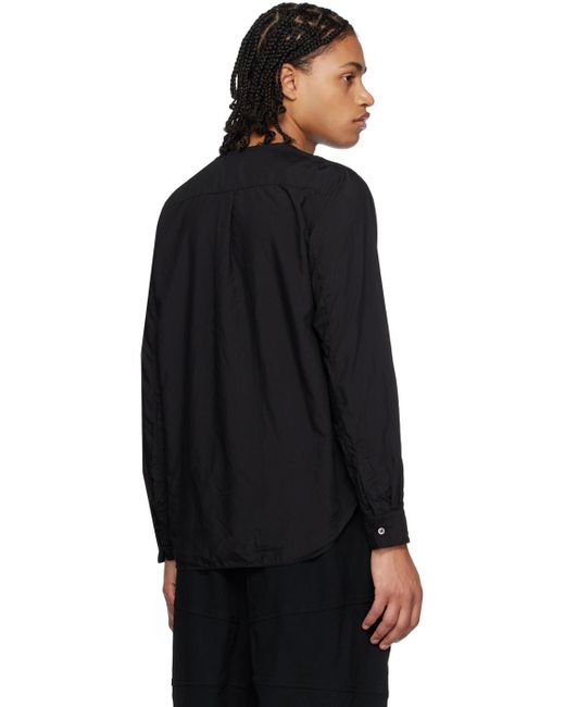 COMME DES GARÇON BLACK Black Paneled Long Sleeve T-shirt for men
