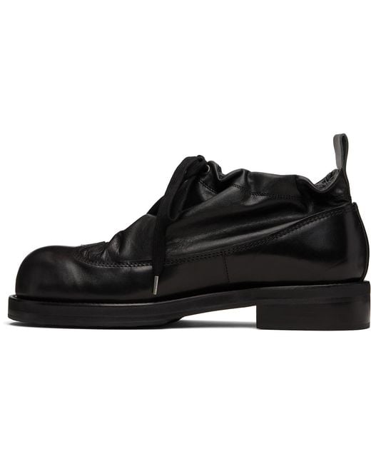 Comme des Garçons Black Kids Love Gaite Edition Leather Derbys for men