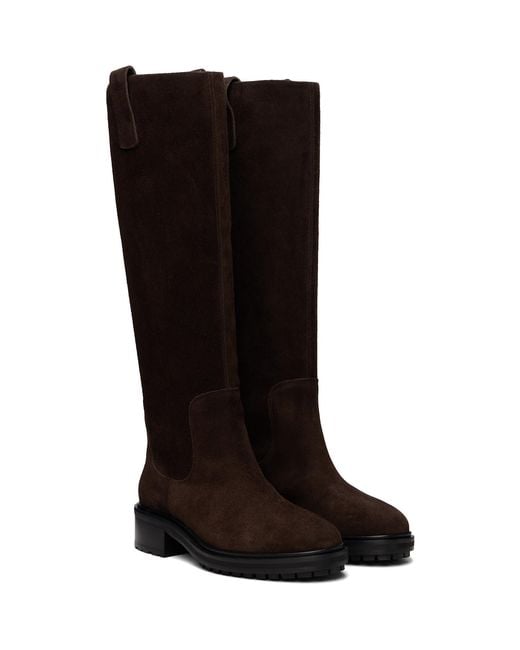 Aeyde Black Henry Knee-High Boots