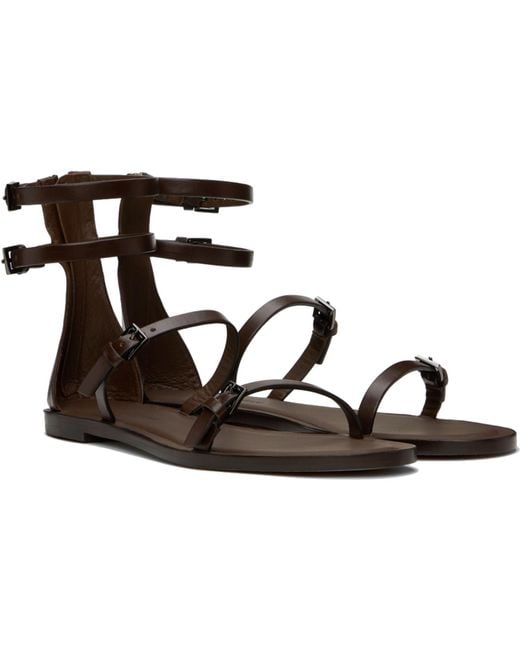 Max Mara Black Evegflat Sandals