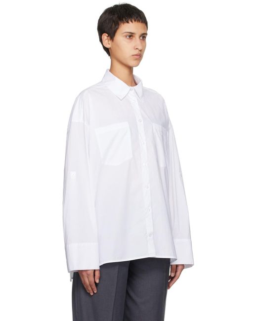 REMAIN Birger Christensen White Classic Shirt