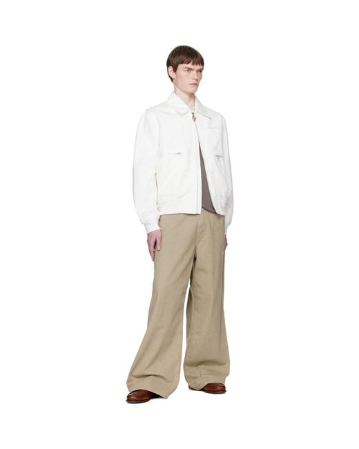 Casablanca White Monogram Jacket for men