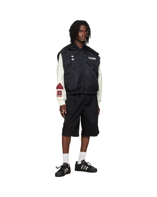 Willy Chavarria Black Adidas Originals Edition Chavarria Superstar Sneakers for men