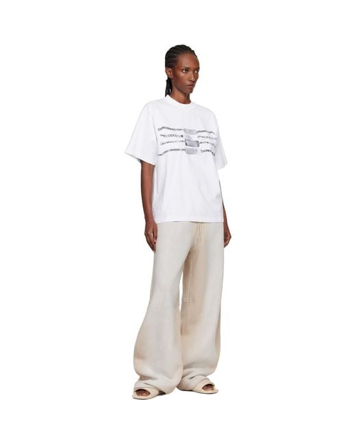 Alexander Wang Natural Crystal Washed Terry Sweatpants