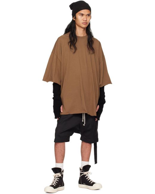 Rick Owens Multicolor Brown Tommy T-shirt for men