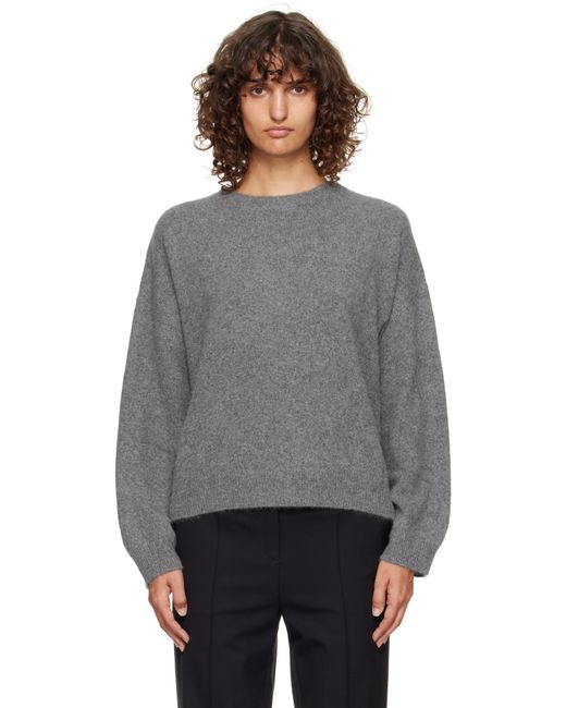 Loulou de Saison Gray Tristan Yak Blend Sweater