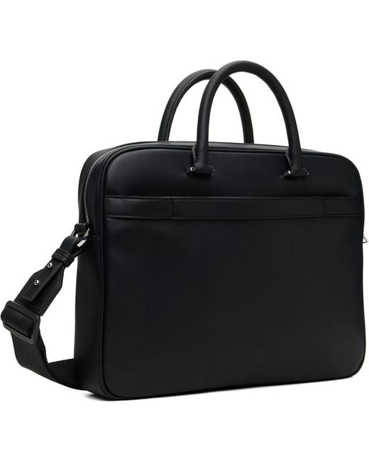Boss Black Monogram Print Document Briefcase for men