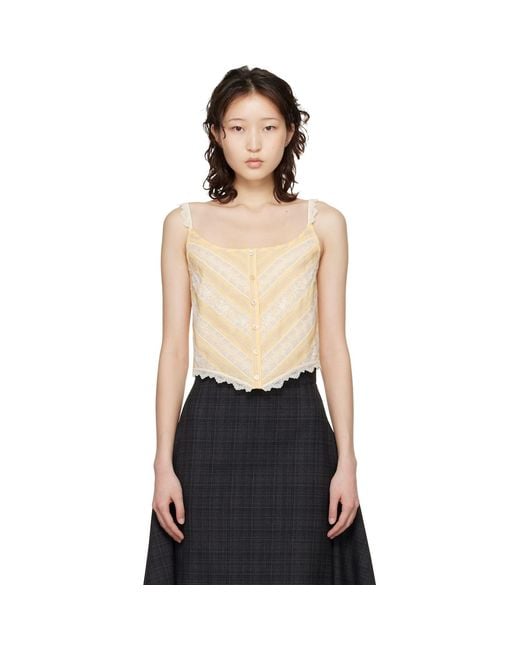 Anna Sui Black Corset Top