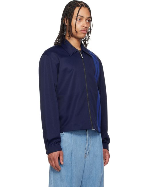 メンズ Palm Angels ネイビー Suit トラックジャケット Blue