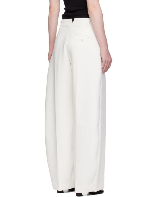 Jacquemus Black La Croisière 'The Ovalo' Trousers