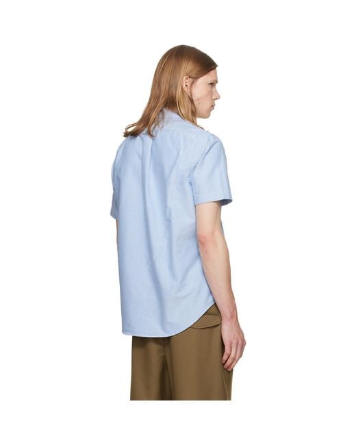 Polo Ralph Lauren Blue Classic Fit Oxford Shirt for men