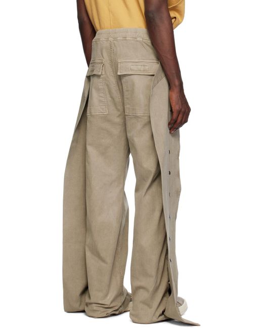 Rick Owens Natural Off- Pusher Trousers for men