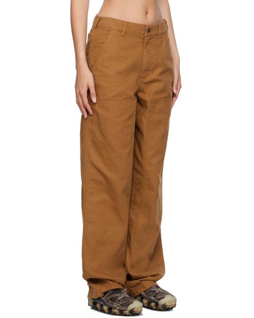 Nike Multicolor Brown Double Panel Trousers