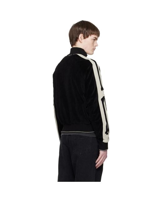 Amiri Black Bones Track Jacket for men