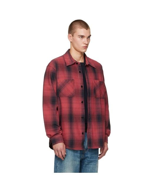 Our Legacy Red Whoppin Shirt for men
