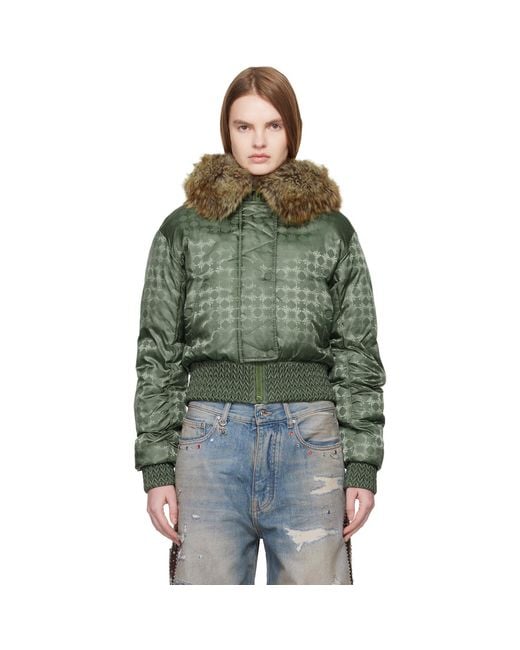 Amiri Green Ma Quad Hooded Jacket