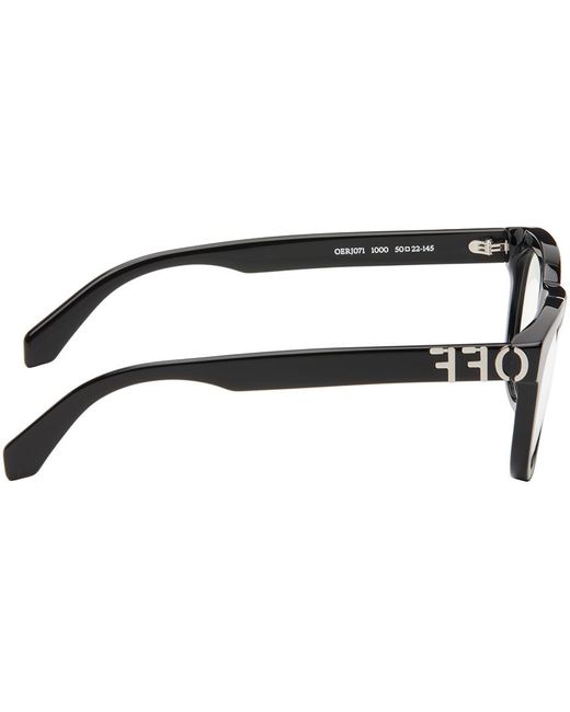 Off-White c/o Virgil Abloh Black Optical Style 71 Glasses for men