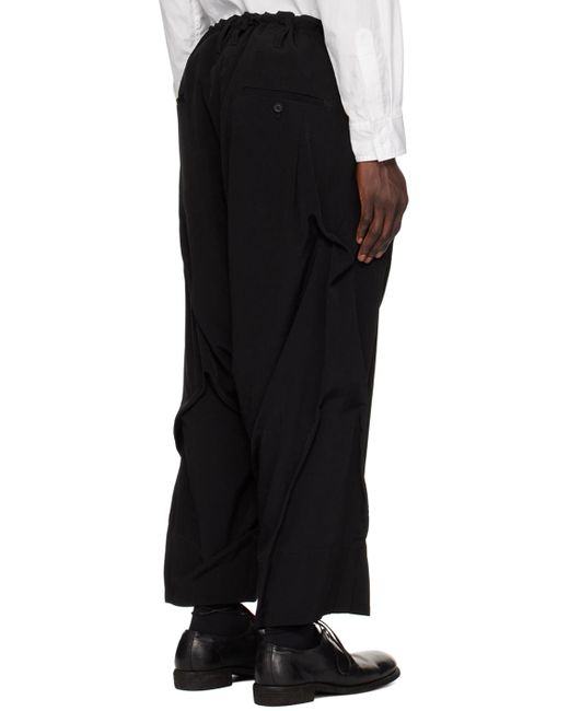 Pantalon noir à fronces - pour homme Yohji Yamamoto pour homme en coloris Black