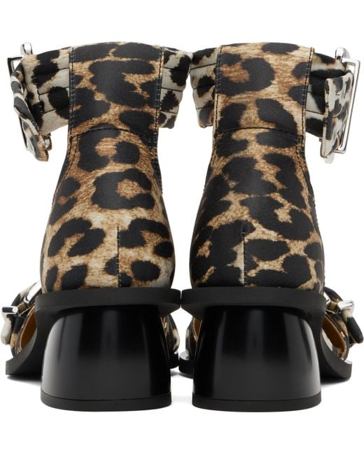 Ganni Brown High Heel Shoes